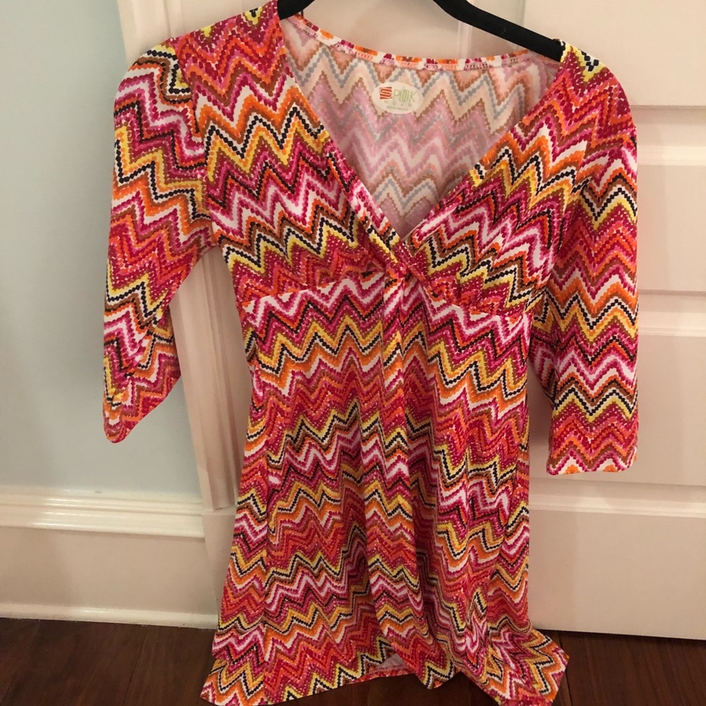 colorful stretchy dress